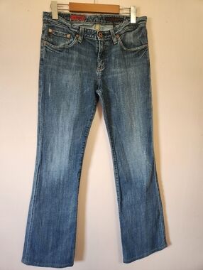 Vintage Y2K AG Adriano Goldschmied The Angel Bootcut Jeans 28 USA Low Rise Flare